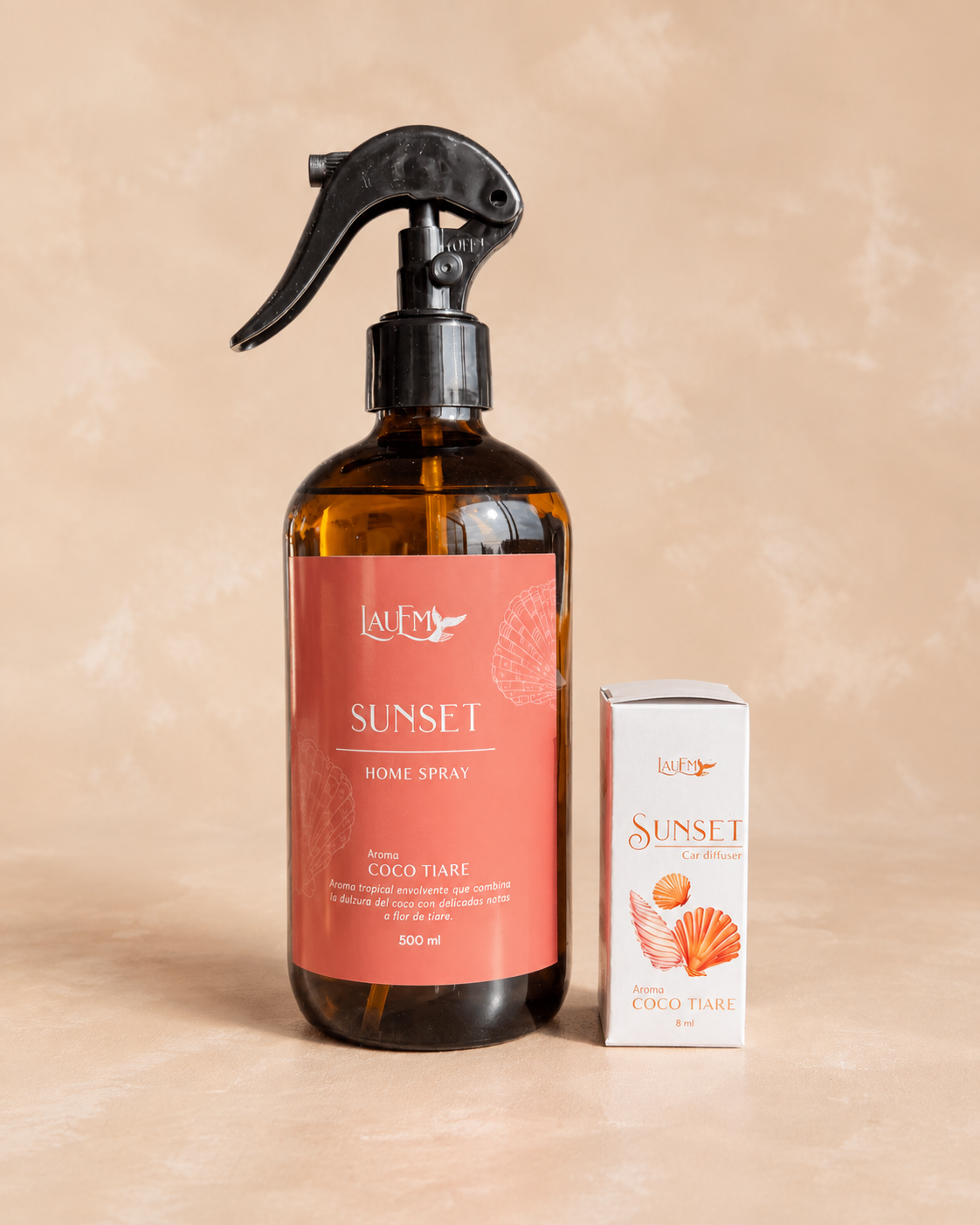 Pack Home Spray Sunset + Car Diffuser