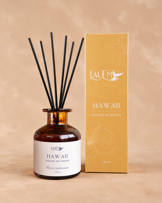 Difusor de Varitas Hawaii 150 ml | Aroma Frutas Tropicales | LauEm