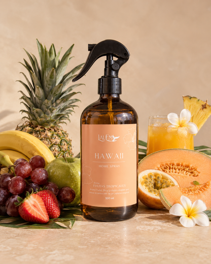 Home Spray Hawaii Frutas tropicales 500 ml, Aromatizante de Ambientes LauEm