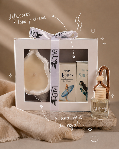 Pack Car Diffuser + Vela de soja de REGALO