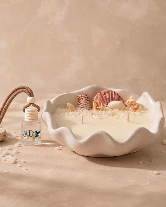 Vela de Soya Eva + Difusor de Auto de Regalo | LauEm