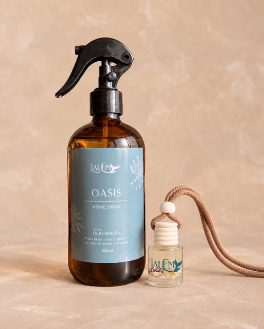 Pack Home Spray Oasis + Car Diffuser