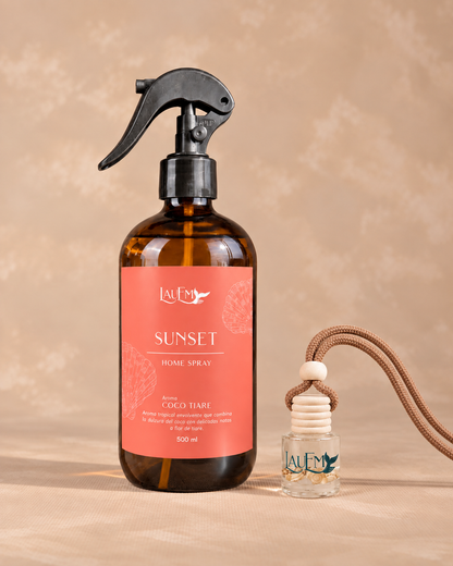 Pack Home Spray Sunset + Car Diffuser