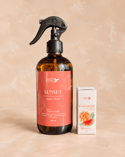 Pack Home Spray Sunset + Car Diffuser