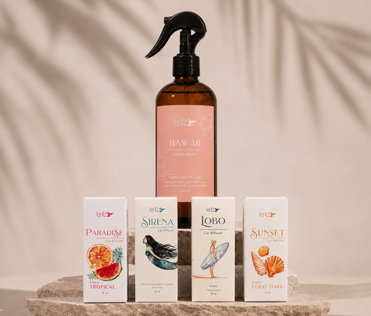 Pack Home Spray Hawaii + Car Diffuser